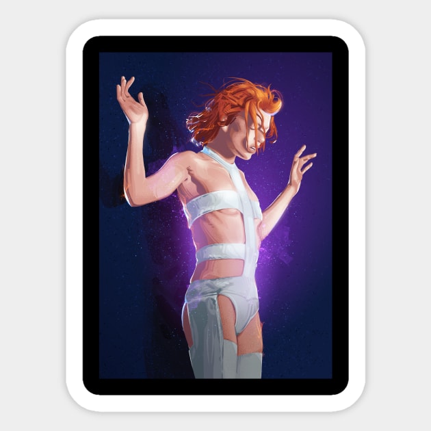 Leeloo Sticker by nabakumov